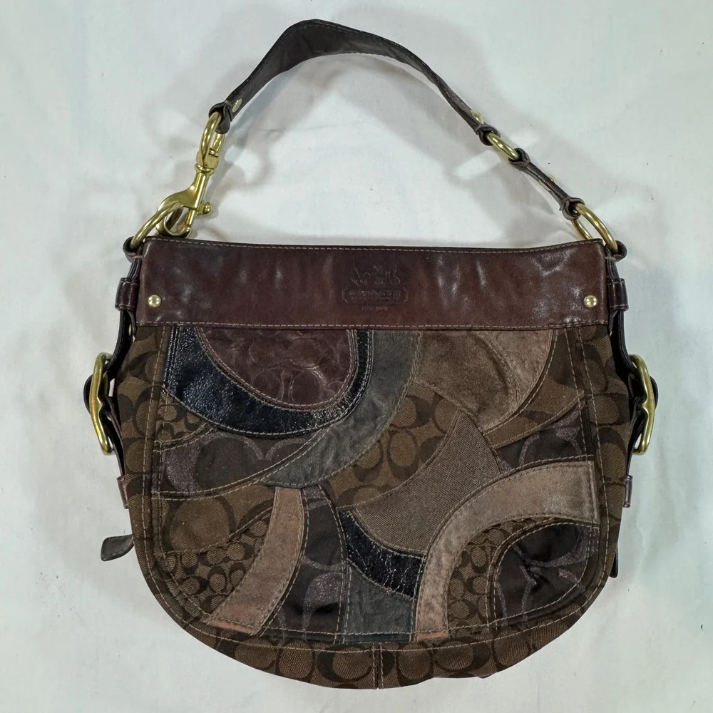 Coach patchwork hobo